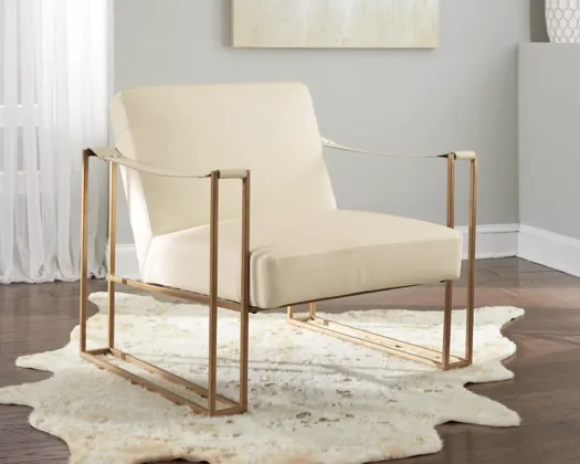 Signature Design by Ashley® Kleemore Cream Accent Chair 6