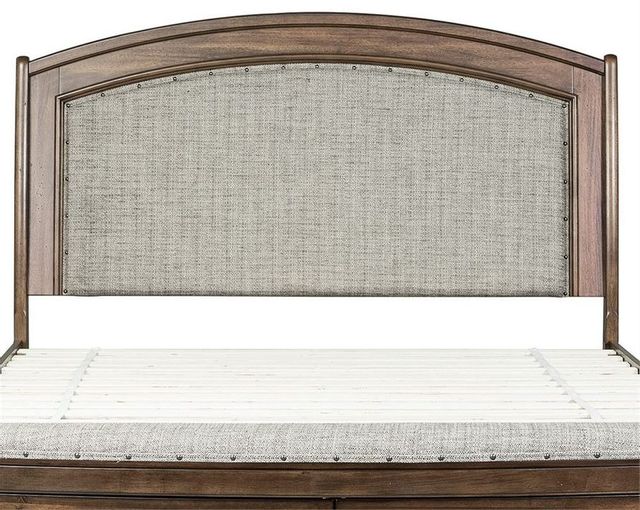 Liberty Furniture Avalon III Pebble Brown Queen Upholstered Headboard-1