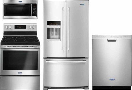 Maytag® 4 Piece Kitchen Package-Fingerprint Resistant Stainless Steel