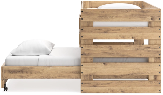 Signature Design by Ashley® Larstin Brown Twin/Twin Loft Bed-3