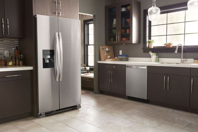 Whirlpool® 24.6 Cu. Ft. Fingerprint Resistant Stainless Steel Side-by-Side Refrigerator 25