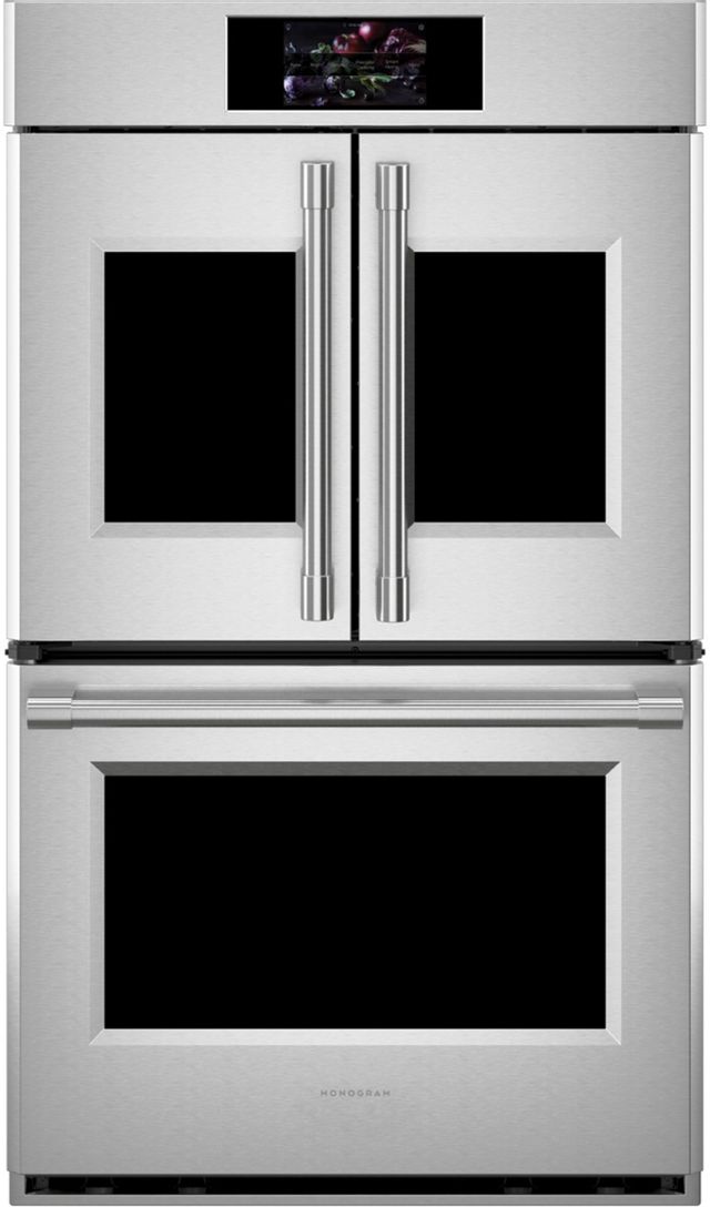 Monogram® Statement Collection 30" Stainless Steel Electric Built In Double Oven-0