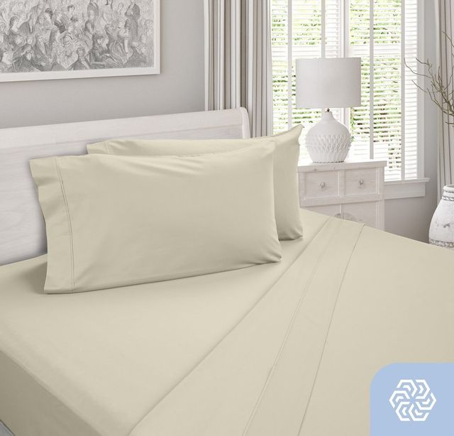 DreamFit® DreamCool™ Egyptian Cotton Champagne King Extra Pillowcase 2