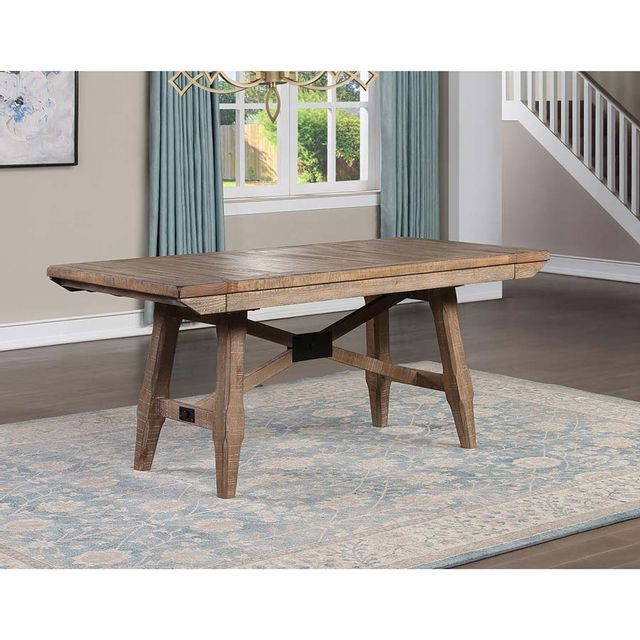 Steve Silver Co. Riverdale Dining Table and 2 Side Chairs, 2 Upholstered Host Chairs and Bench-1