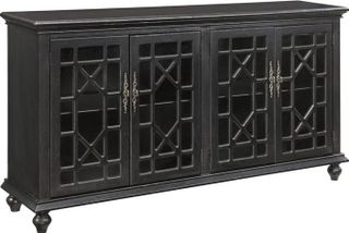 Accents by Andy Stein™ Edwardsville Texture Black Media Credenza