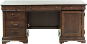 Liberty Chateau Valley Brown Cherry Jr Executive Credenza Base