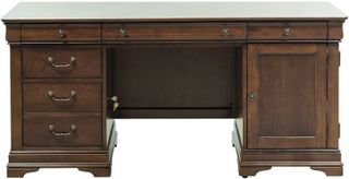 Liberty Furniture Chateau Valley Brown Cherry Jr Executive Credenza Base