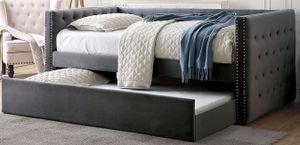 Furniture of America® Susanna Gray Daybed with Trundle