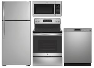 GE 4-Piece Stainless Kitchen Package