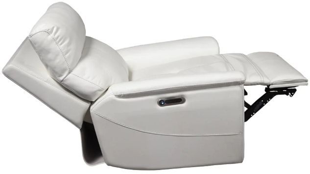Parker House® Reed Pure White Power Recliner 4