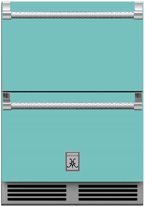 Hestan GRF Series 5.2 Cu. Ft. Turquoise Outdoor Refrigerator and Freezer Drawer