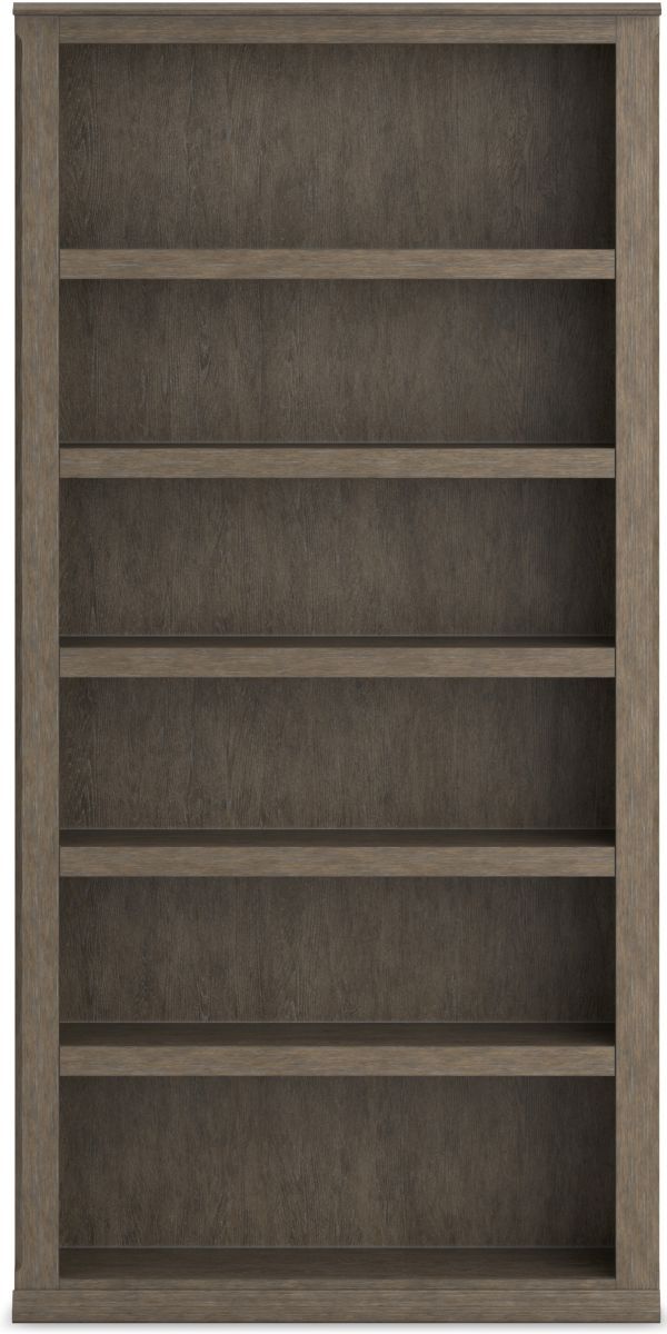 Signature Design by Ashley® Janismore Weathered Gray Large Bookcase-1