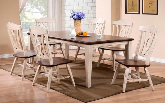 White butterfly table online and chairs