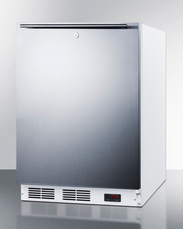 Accucold® by Summit® 3.5 Cu. Ft. Stainless Steel ADA Compliant Built In All Freezer 3