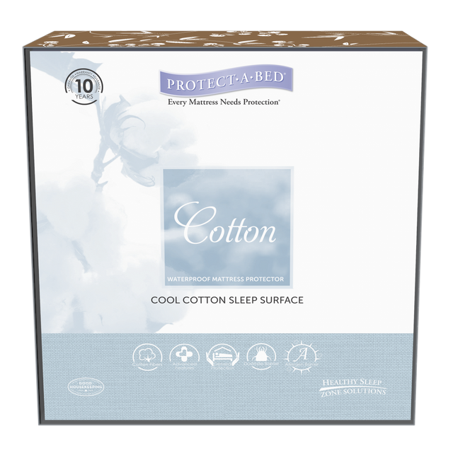 Protect-A-Bed® Naturals Cotton White California King Mattress Protector