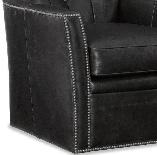 Hooker® Furniture CC Conner Black Swivel Chair 1