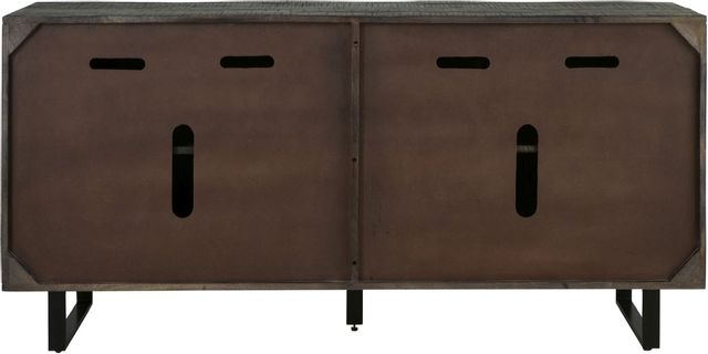 Signature Design by Ashley® Kevmart Black/Grayish Brown Accent Cabinet-3