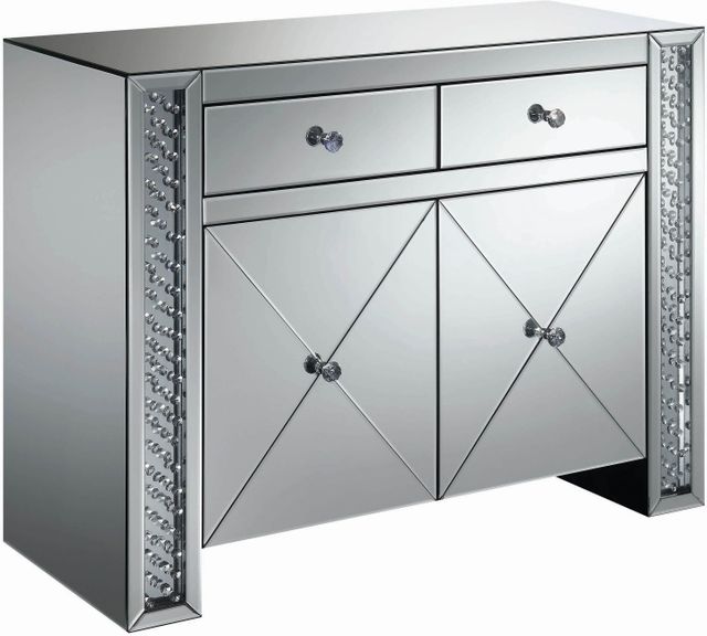 Coaster® Contemporary Silver Cabinet 0