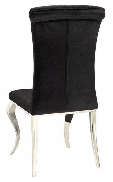 Coaster® Barzini Set of 4 Black Side Chairs 1