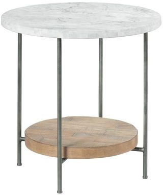Hammary® Madeira Two-Toned Round End Table