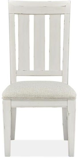 Magnussen Home® Hutcheson Berkshire Beige & Homestead White 2 Count Dining Side Chair with Upholstered Seat 1