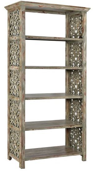 Crestview Collection Bengal Manor Gray Etagere-0