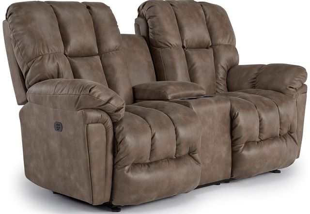 Best® Home Furnishings Lucas Power Reclining Space Saver® Loveseat with Console