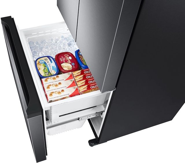 Samsung 19.5 Cu. Ft. Fingerprint Resistant Black Stainless Steel French Door Refrigerator 8