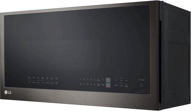 LG 2.0 Cu. Ft. PrintProof™ Black Stainless Steel Over The Range Microwave 4