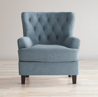 Jofran Inc. Bryson Blue Accent Chair