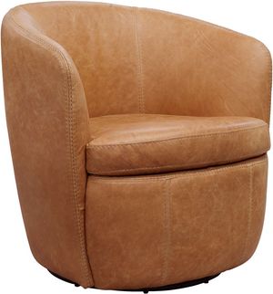 Parker House® Barolo Vintage Saddle Swivel Club Chair