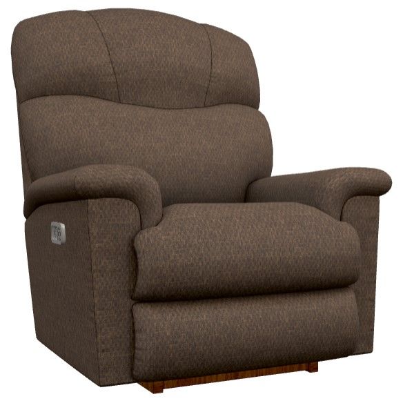 La Z Boy® Lancer Espresso Power Rocking Recliner With Headrest And Lumbar Alton Refrigeration 1537