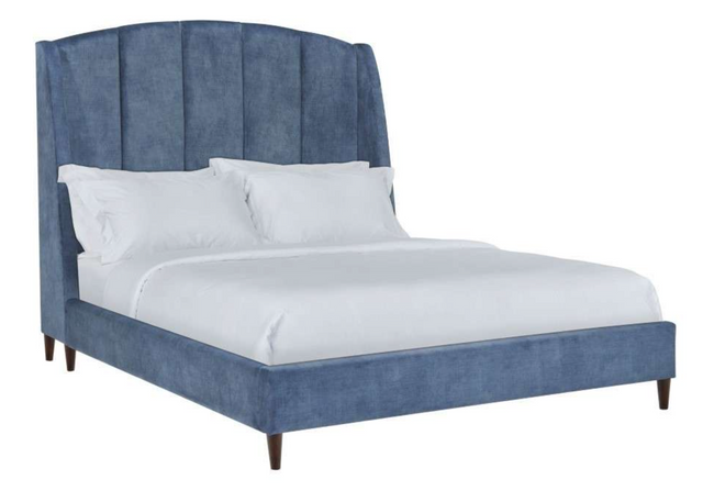 Lane Marquette King Navy Upholstered Bed-0