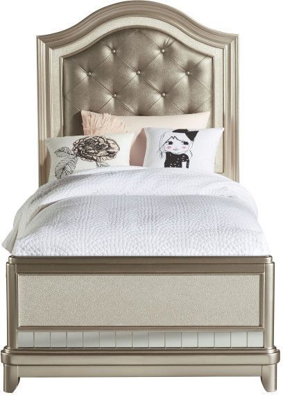 Samuel Lawrence Furniture Lil Diva Twin Upholstered Youth Bed-0