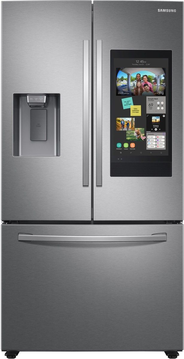 Samsung 26.5 Cu. Ft. Fingerprint Resistant Stainless Steel 3-Door French Door Refrigerator-0
