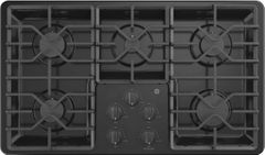 GE® 36" Black Built-In Gas Cooktop