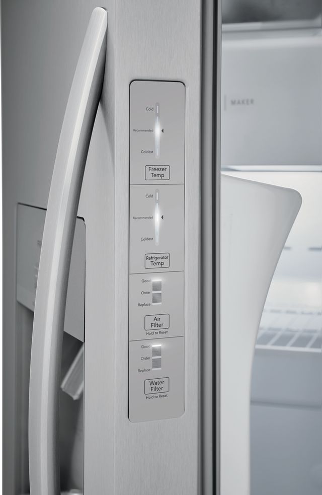 Frigidaire® 25.6 Cu. Ft. Stainless Steel Side-by-Side Refrigerator 8
