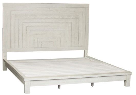 Liberty Furniture Modern Farmhouse White California King Platform Bed 406w Br Cpl Liddiard Home Furnishings