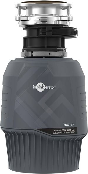 InSinkErator® Evolution Cover Control® 0.75 HP Batch Feed Gray Garbage Disposal 