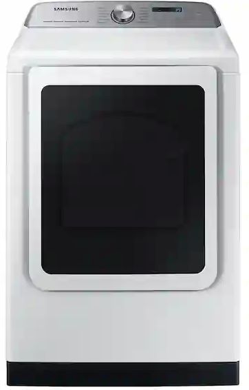 Samsung 7.4 Cu. Ft. White Front Load Gas Dryer 