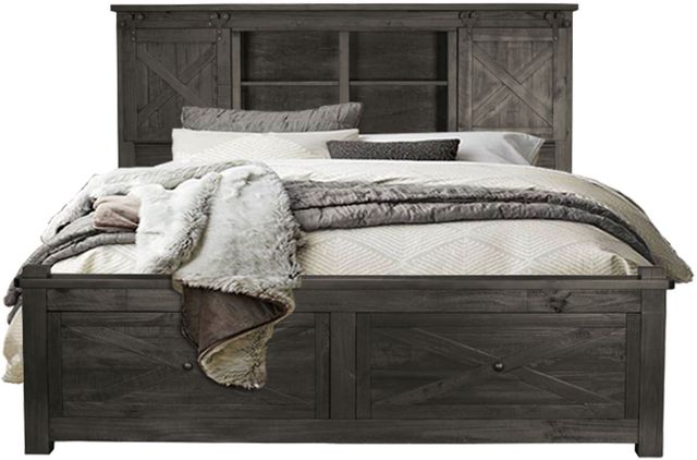 A-America® Sun Valley Charcoal King Storage Bed