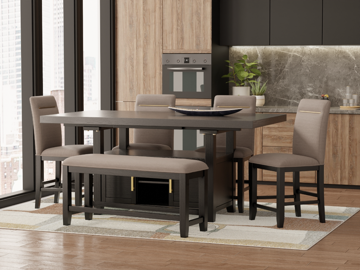 Bobs furniture counter height best sale dining set