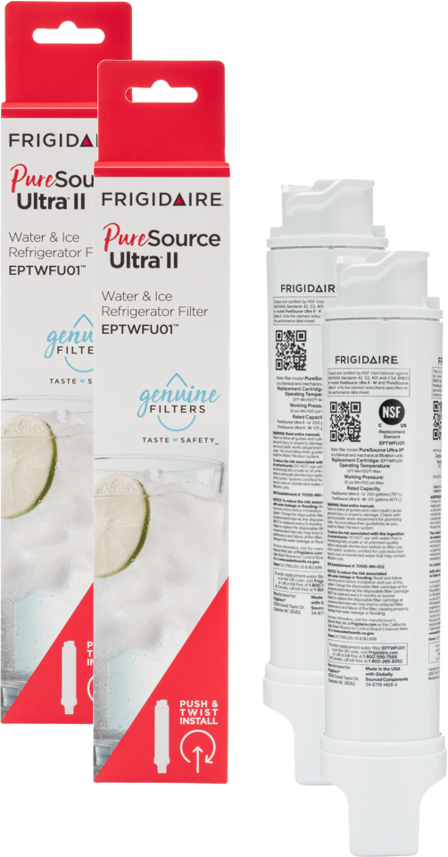 Frigidaire® PureSource Ultra® II Replacement Ice and Water Filter 2-Pack-0
