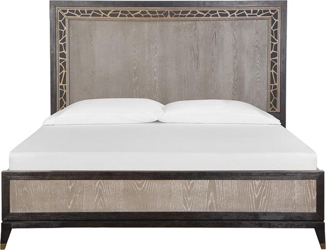 Magnussen Home® Ryker Coventry Gray/Nocturn Black Panel Bed | BlvdHome