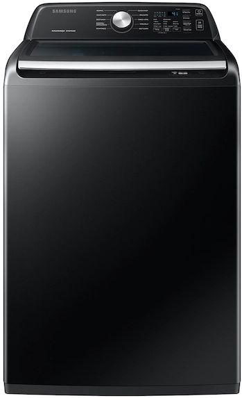 Samsung 4.4 Cu. Ft. Brushed Black Top Load Washer 0