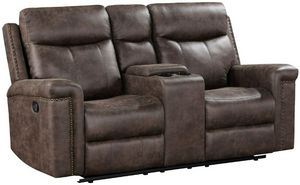 New Classic® Home Furnishings Quade Console Loveseat with Dual Recliner