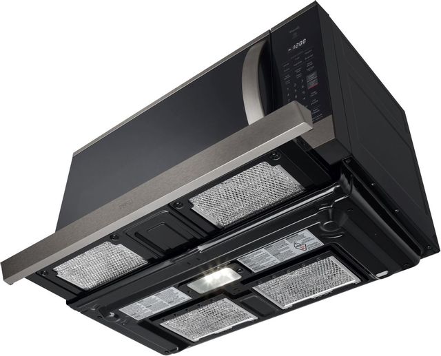 LG 2.1 Cu. Ft. PrintProof™ Black Stainless Steel Over The Range Microwave 5