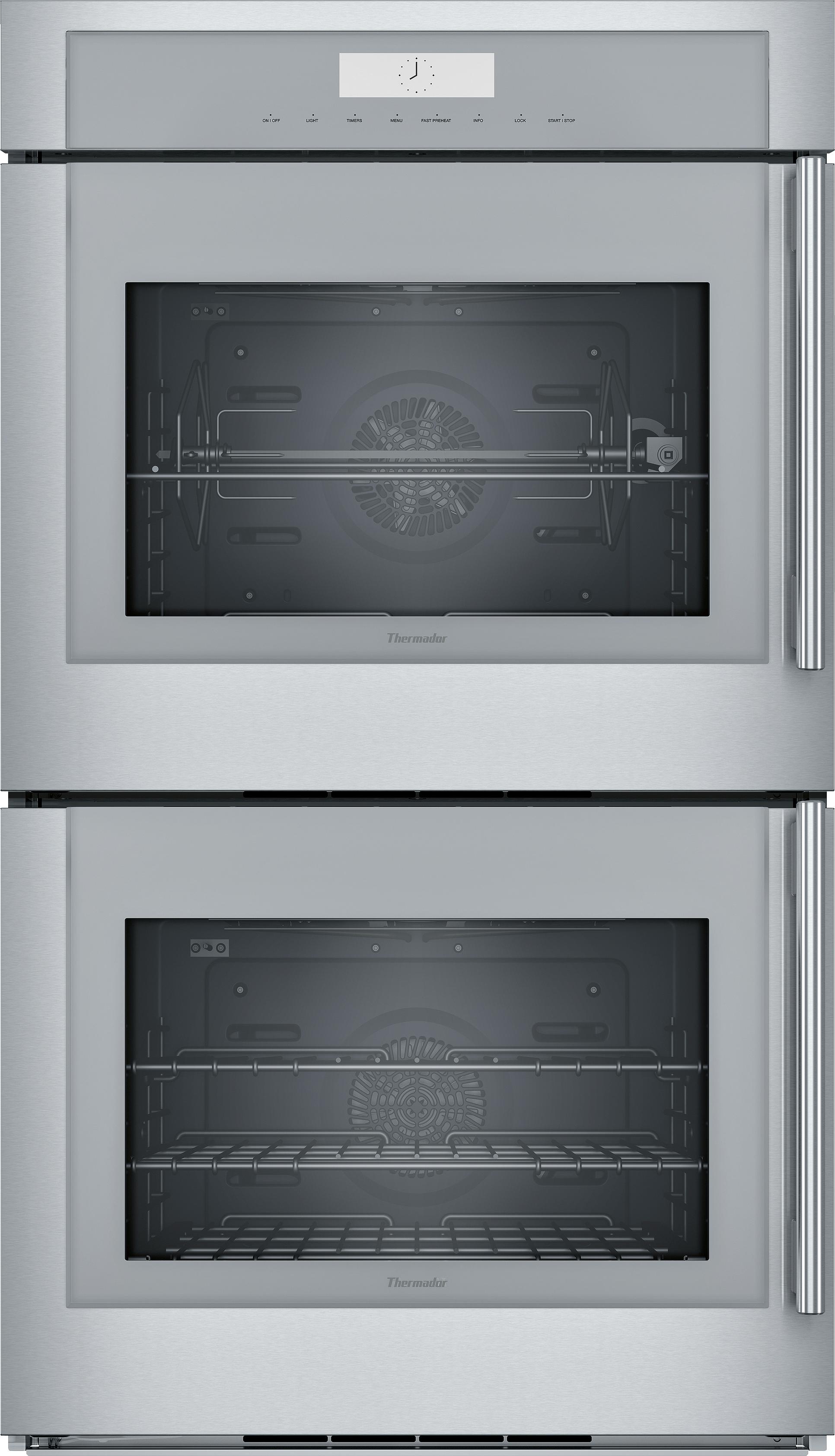 Thermador® Masterpiece® 30" Stainless Steel Electric Built in Double Oven-MED302LWS