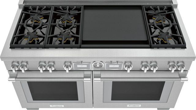 Thermador® Pro Grand® 60" Stainless Steel Pro Style Dual Fuel Range 1
