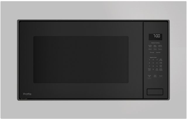GE Profile™ 2.2 Cu. Ft. Gray Built In Microwave 1